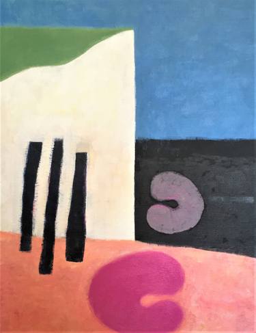 Original Abstract Expressionism Abstract Painting by Robert La Roche