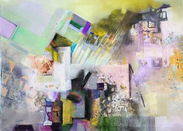 Original Abstract Landscape Painting by Alan Soffer