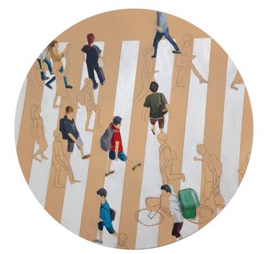 Original Contemporary Cities Paintings by Martta Garcia