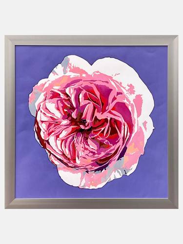 Original Abstract Floral Painting by Bettina Newbery