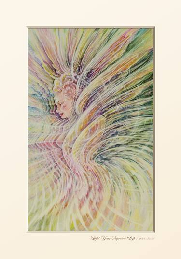 Original Abstract Outer Space Painting by Eren Topcu