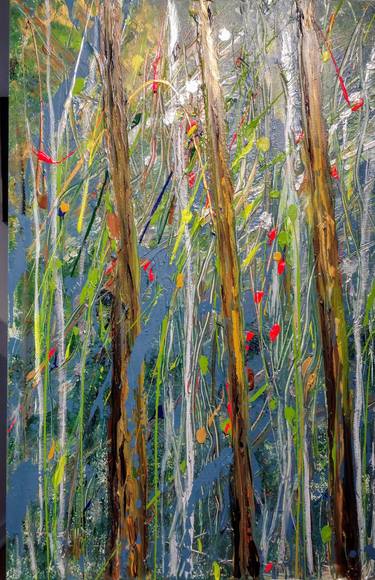 Original Abstract Expressionism Abstract Painting by Lorenz Brochert
