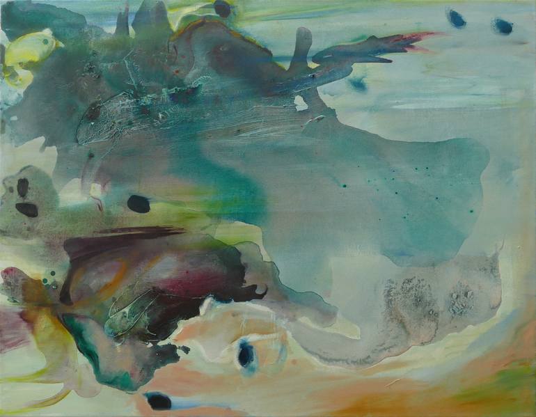 Original Abstract Expressionism Abstract Paintings by Kate Hunt