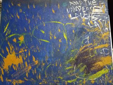 Original Abstract Fantasy Painting by Sjin D