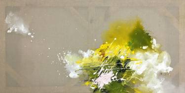 Original Abstract Expressionism Abstract Painting by Anna Baer