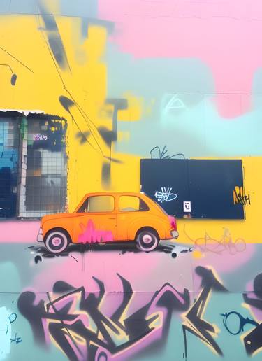 Original Street Art Graffiti Digital by Cicero Spin