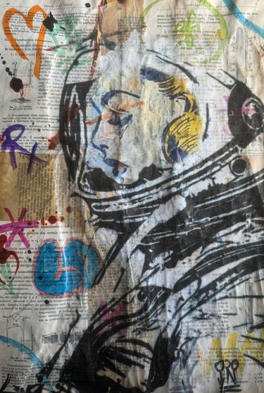 Original Pop Art Outer Space Paintings by Cicero Spin