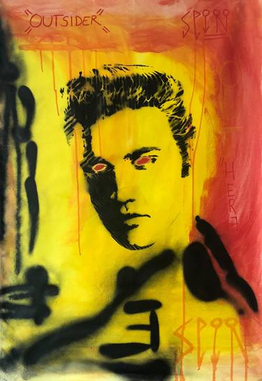 Original Abstract Expressionism Celebrity Paintings by Cicero Spin