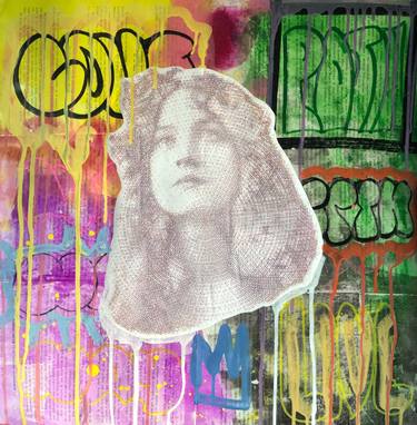 Original Figurative Graffiti Paintings by Cicero Spin