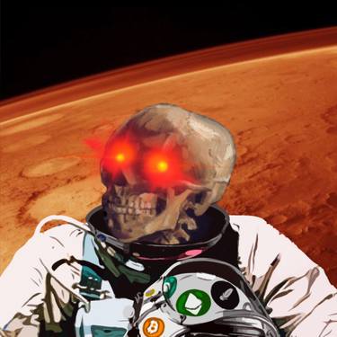 Original Street Art Outer Space Digital by Cicero Spin