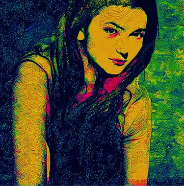 Original Street Art Portrait Digital by Cicero Spin