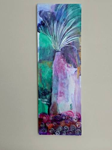 Original Art Deco Nature Painting by Kyungsoo Lee