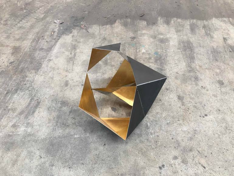 Original Abstract Geometric Sculpture by Alessio Ceruti