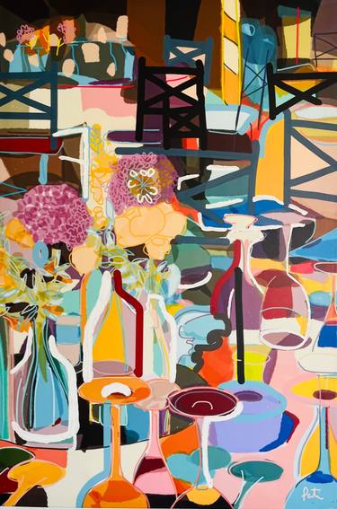 Original Contemporary Food & Drink Mixed Media by Santiago Esteban Glez
