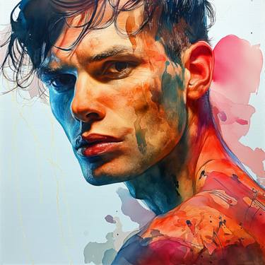 Original Contemporary Portrait Digital by Skottie O'Mahony