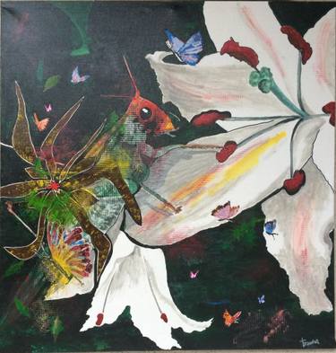 Original Modern Floral Paintings by Turgut Ersavas