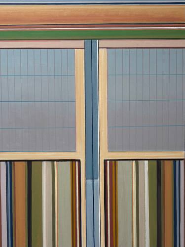Original Geometric Abstract Painting by Brad Nuorala