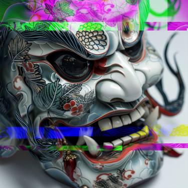 Original Abstract Classical Mythology Digital by Michele De Matthaeis
