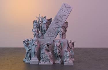 Original Surrealism Religious Digital by Michele De Matthaeis
