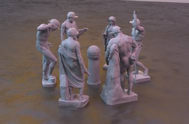 Original Expressionism Classical mythology Digital by Michele De Matthaeis
