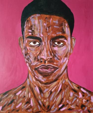 Original Abstract Expressionism Men Paintings by Christos Anastasopoulos