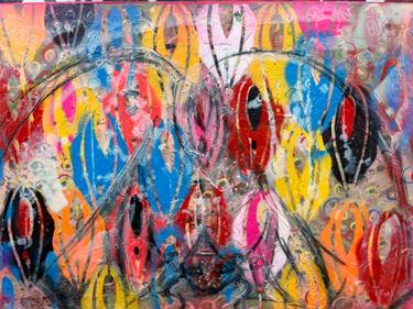 Original Abstract Expressionism Abstract Mixed Media by Serj Sabet
