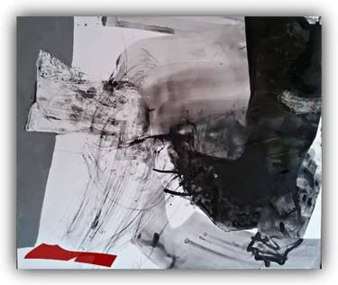 Original Abstract Expressionism Abstract Painting by Svetla Radulova
