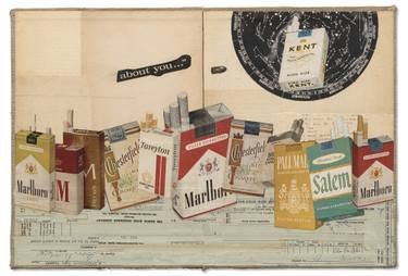 Original Conceptual Mortality Collage by Glen Gauthier
