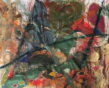 Original Abstract Expressionism Abstract Painting by Barbara Briggs
