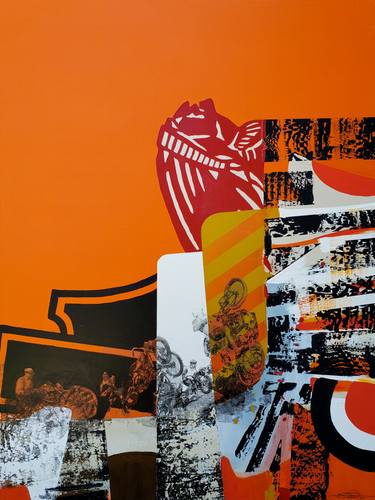 Original Pop Art Motorcycle Paintings by Jim Ford