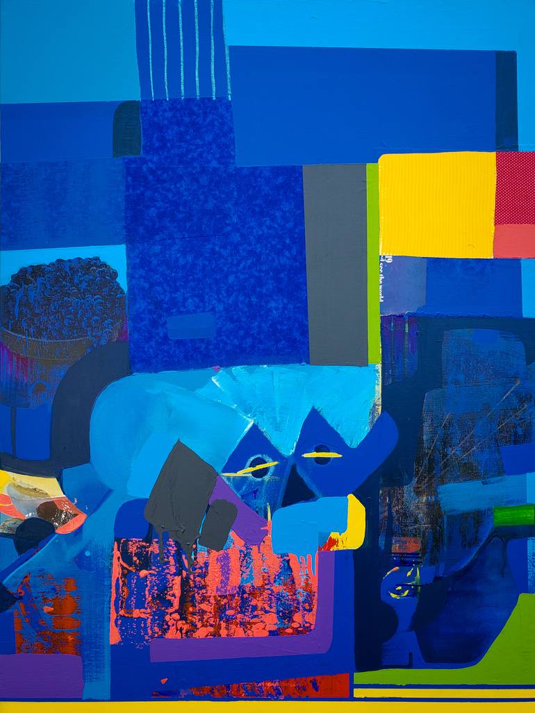 Original Abstract Expressionism Abstract Paintings by Jim Ford