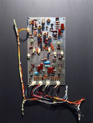 Original Abstract Science/Technology Mixed Media by Bill Reiter
