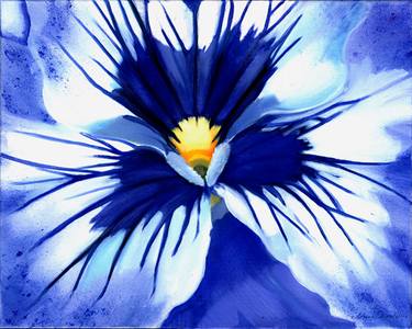 Original Realism Floral Painting by Louise Montillio