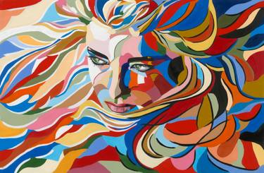 Original Fine Art Abstract Paintings by Dalit Marom