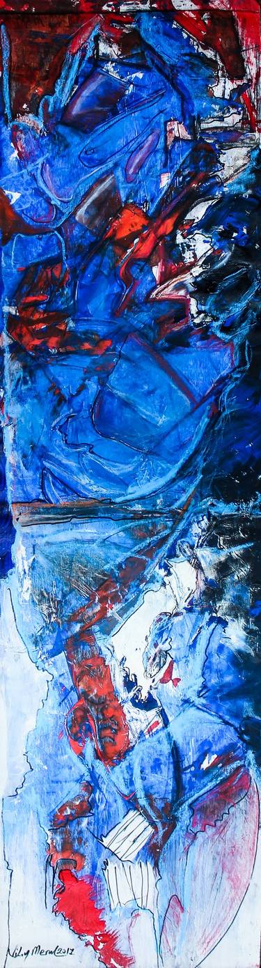 Original Contemporary Abstract Painting by Nilay Meral