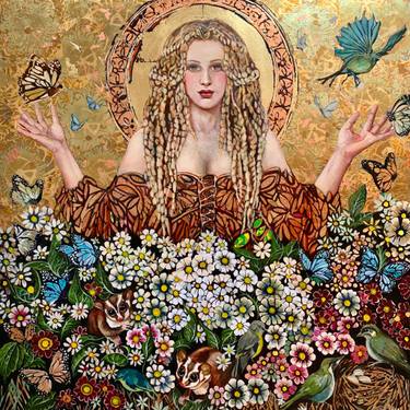 Original Figurative Women Painting by Annette Golden
