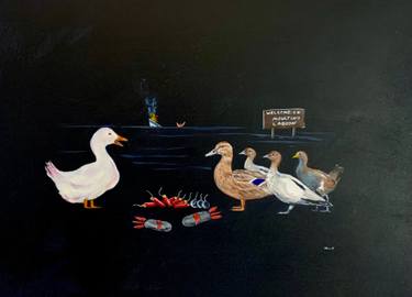 Original Classicism Animal Painting by Ewen Welsh
