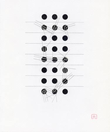 Print of Abstract Geometric Mixed Media by Slavomir Zombek