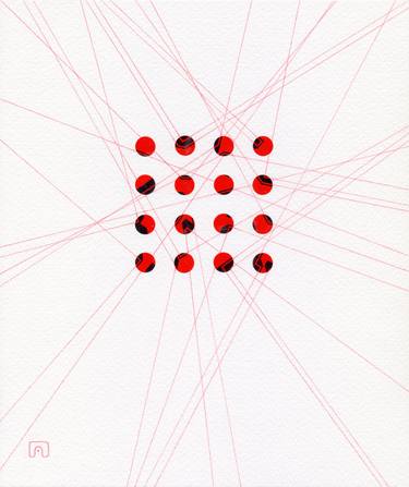 Original Abstract Geometric Drawings by Slavomir Zombek