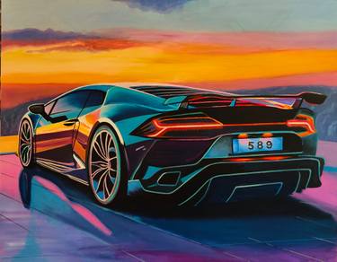 Original Figurative Car Mixed Media by Jose Ramon Muro