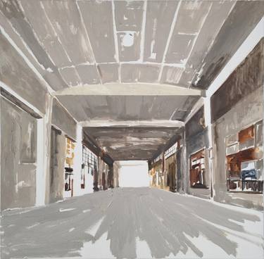 Original Abstract Expressionism Architecture Paintings by Sarah Muscalu