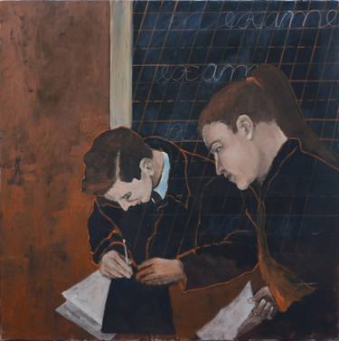 Original Conceptual Education Paintings by Sarah Muscalu