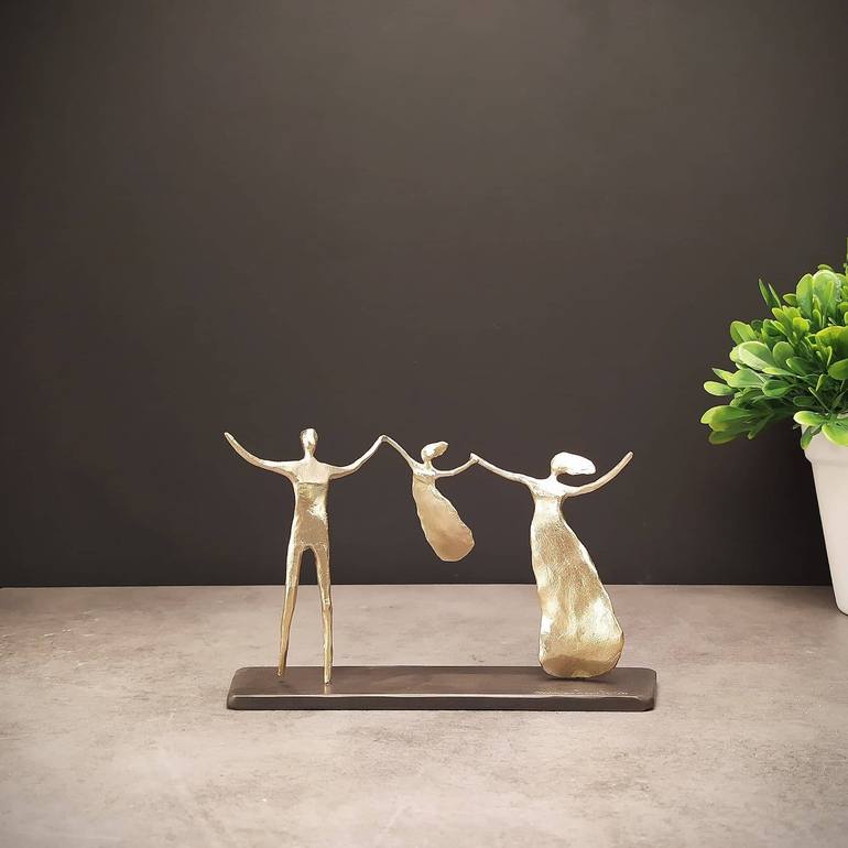 Original Minimalism People Sculpture by Anna Andreadi