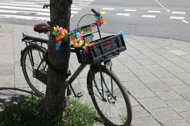 Original Photorealism Bicycle Photography by Lance Bocarsly