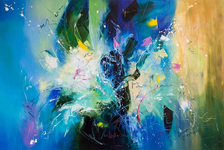 Original Abstract Paintings by Liubov Kuptsova