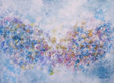 Original Abstract Expressionism Abstract Paintings by Anna Rita Angiolelli