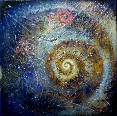 Print of Conceptual Outer Space Paintings by Rakhmet Redzhepov