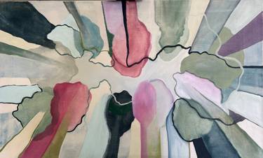 Original Abstract Tree Paintings by Kim Kivits