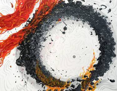 Original Expressionism Abstract Painting by Garner Moss