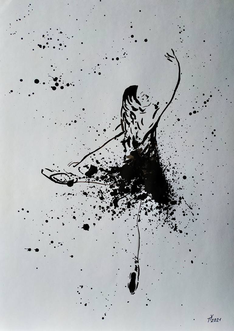Print of Abstract Expressionism Women Paintings by Yaroslav Teslenko